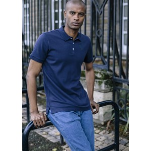 Polo ABEILLE  - Coton bio - Fibres recyclées - MARINE