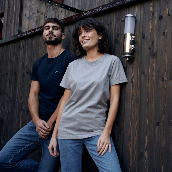 T-shirt Montanita gris - Unisexe  2