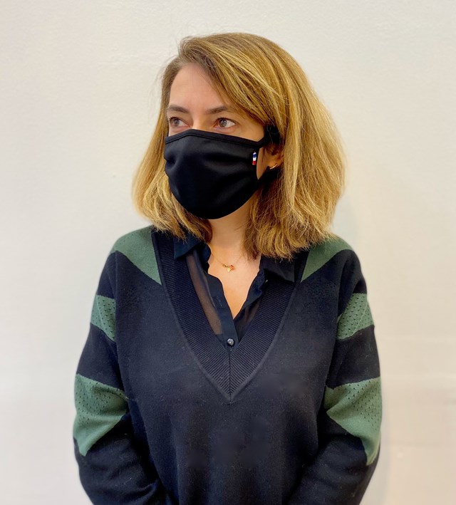 Lot de masques noirs taille adulte, fabrication française- Attestés cat.1 DGA // 100 lavages 2