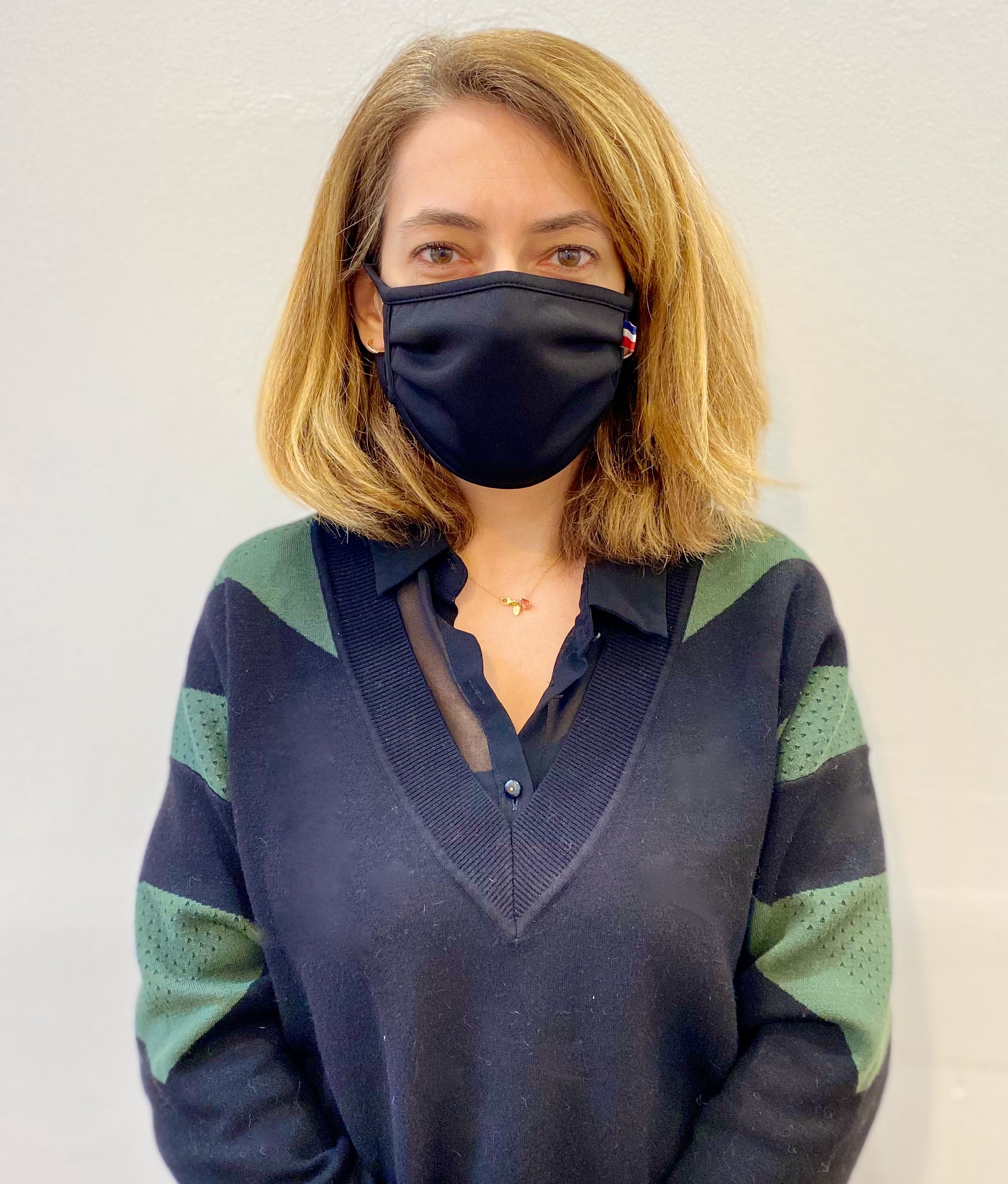 Lot de masques noirs taille adulte, fabrication française- Attestés cat.1 DGA // 100 lavages 3