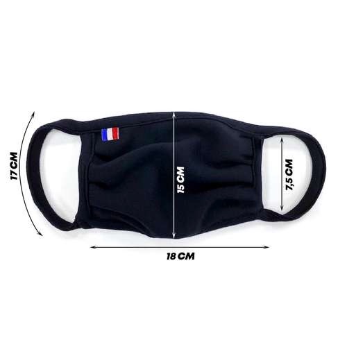 Lot de masques bleu marine taille adulte, fabrication française- Attestés cat.1 DGA // 100 lavages 6