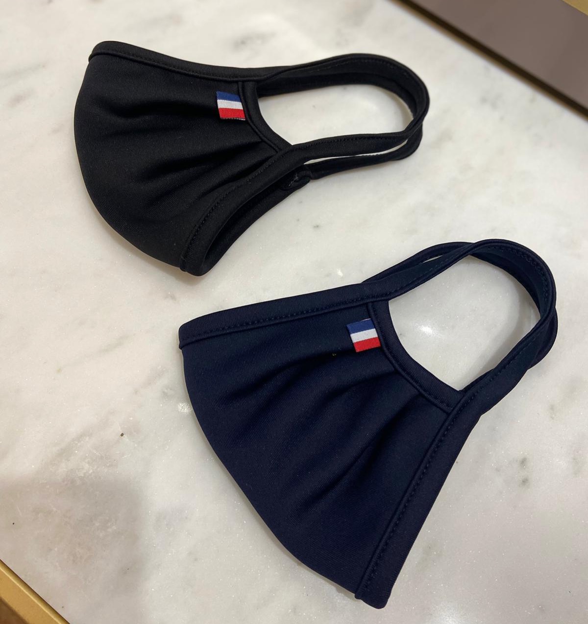 Lot de masques navy taille JUNIOR(9-13ans), fabrication française- Attestés cat.1 DGA //100 lavages 2