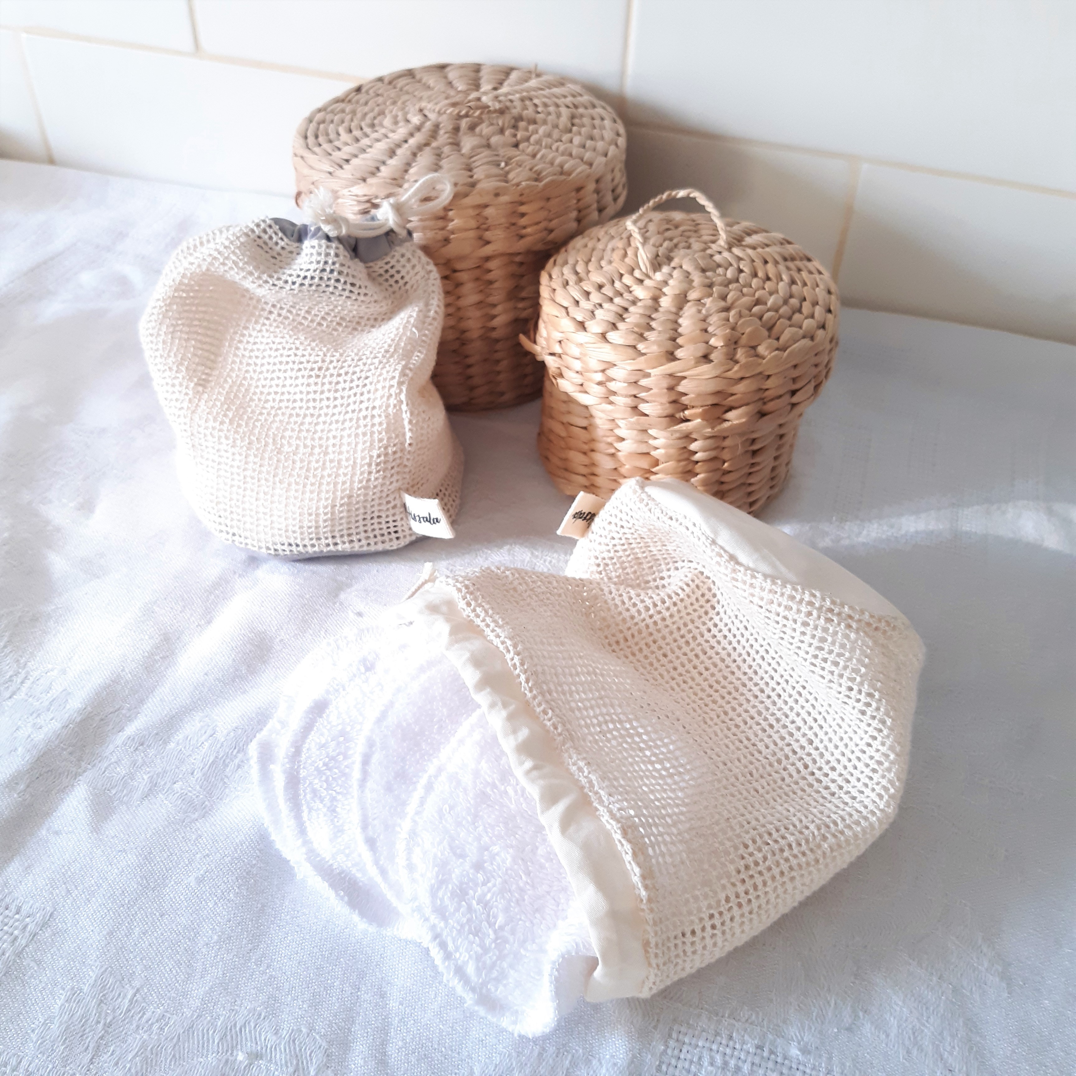 Sac à vrac filet salle de bain / Enveloppant 6