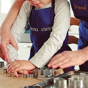 Tablier en jean à personnaliser / Talentueux enfant