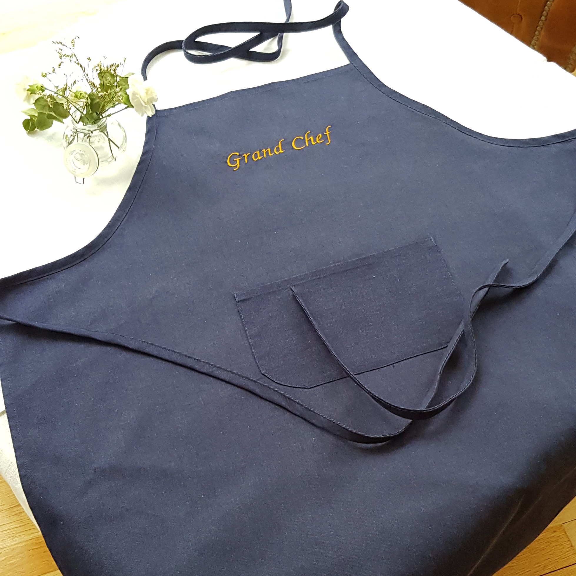 Tablier en jean à personnaliser / Talentueux adulte 5