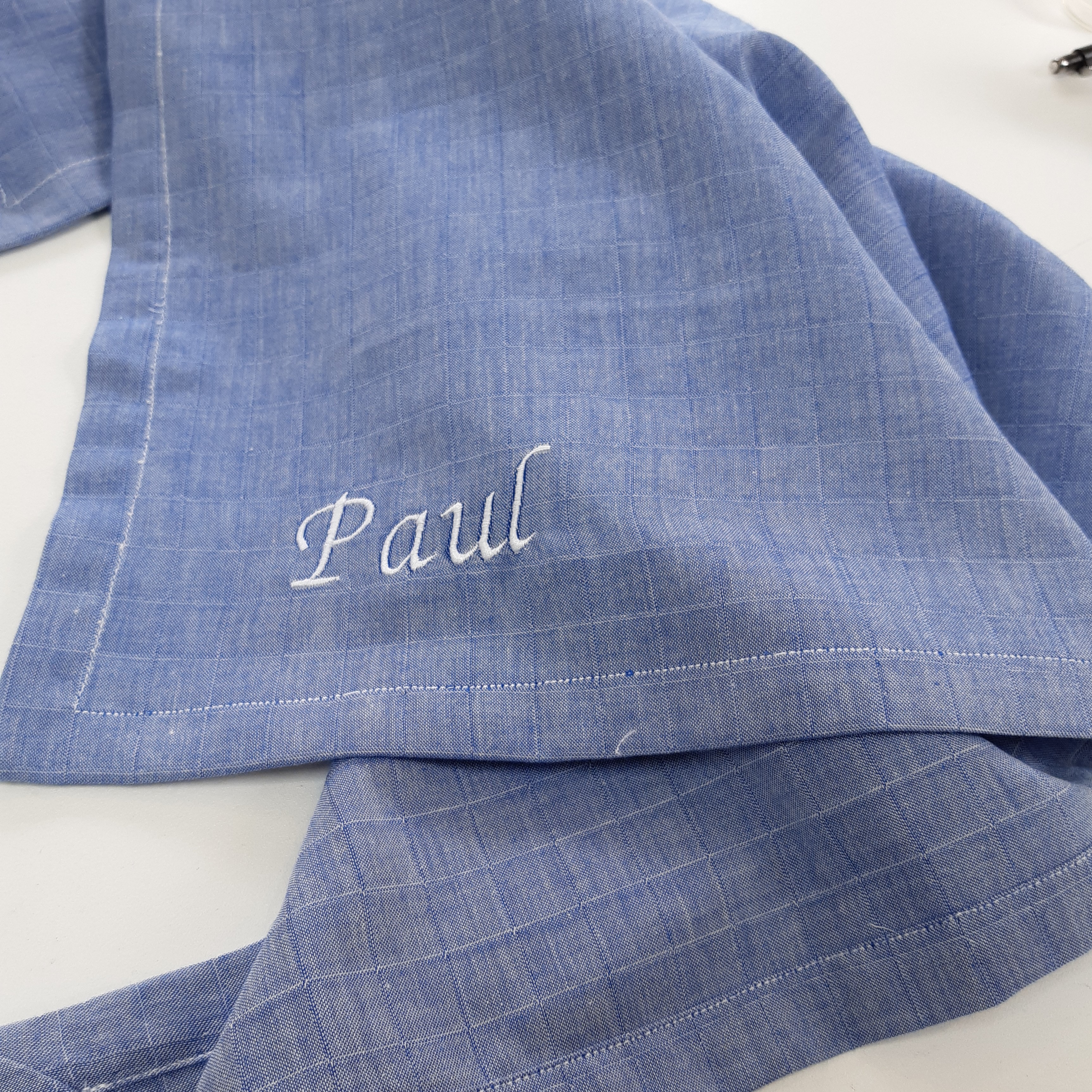 Lange à personnaliser en coton bio / Câlin 2