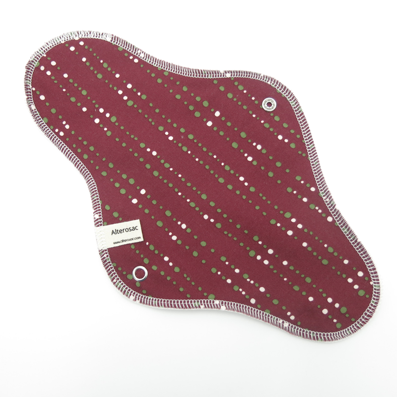 Serviette hygiénique de nuit lavable en coton bio  2