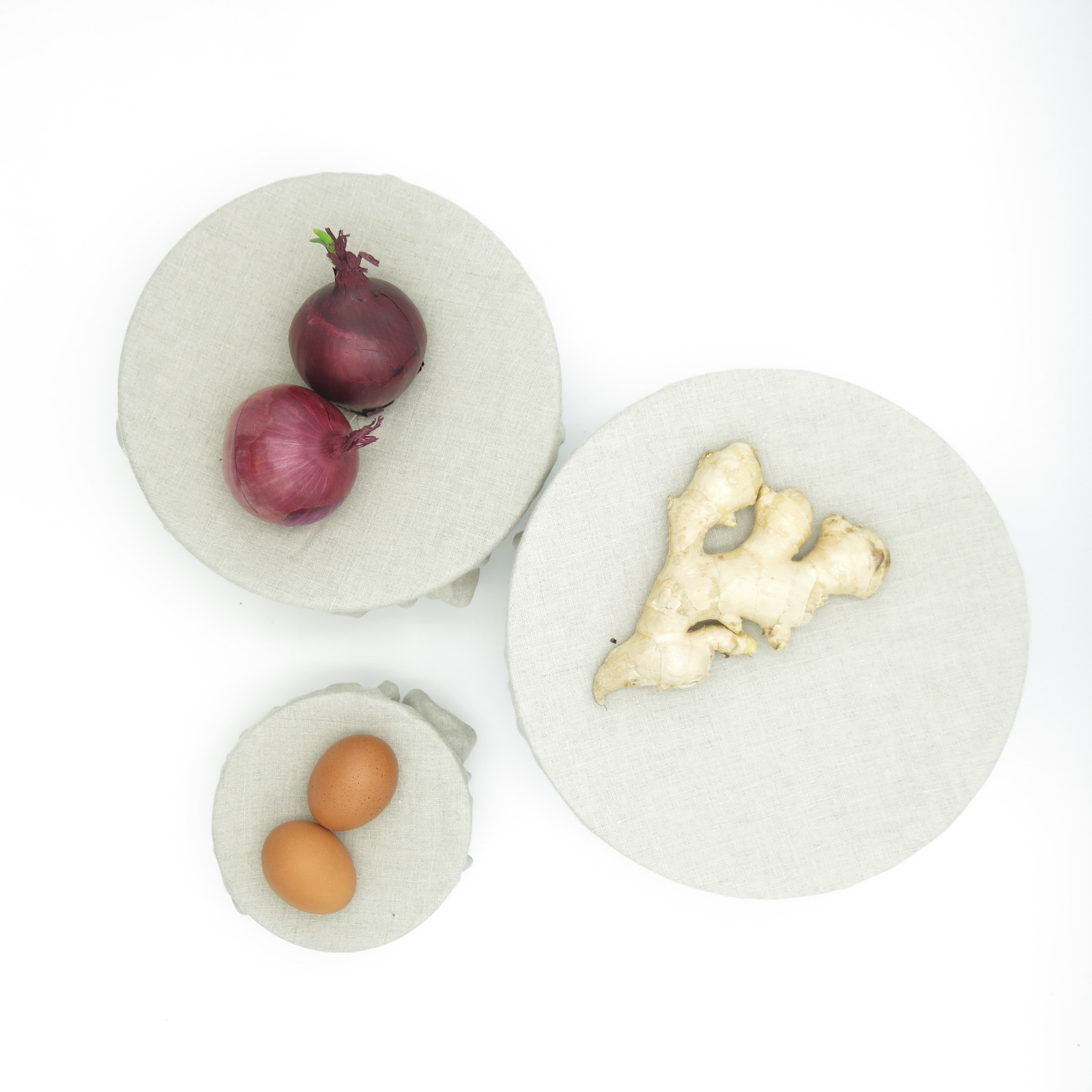 Recouvre bol voile en lin bio 11