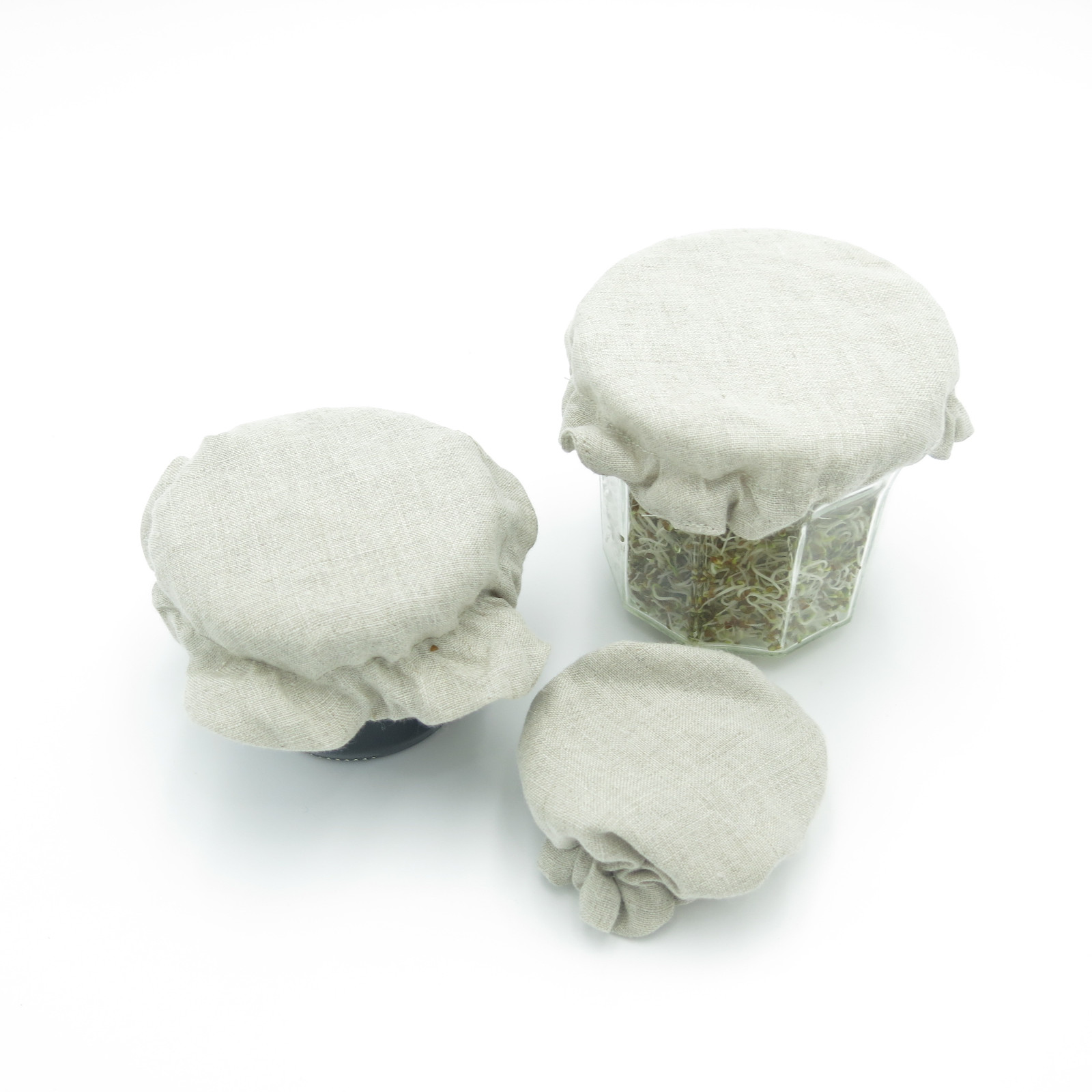 Recouvre bol voile en lin bio 15