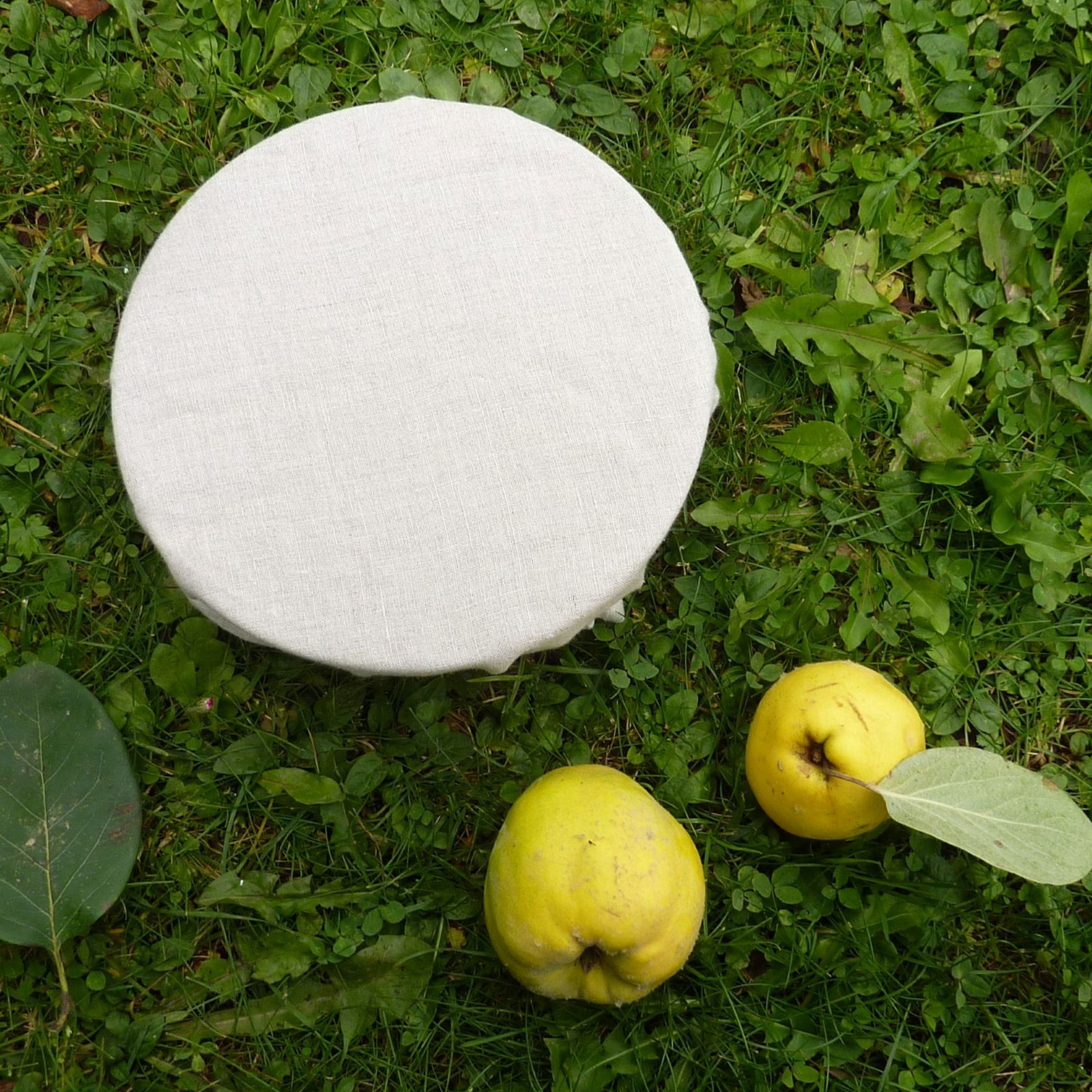 Recouvre bol voile en lin bio 2