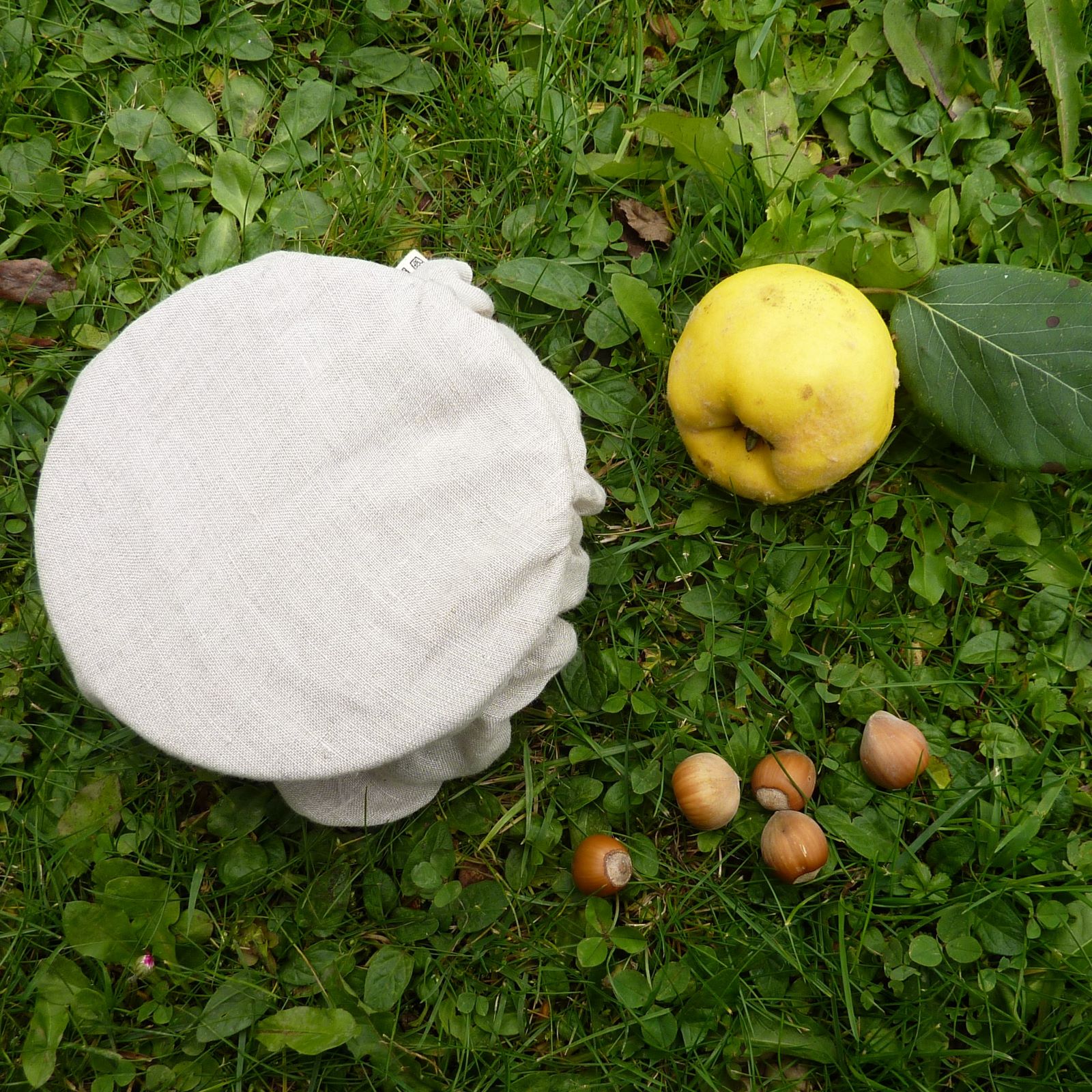 Recouvre bol voile en lin bio 7