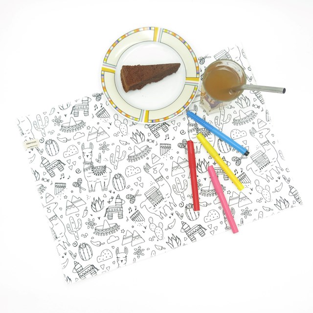 Sets de table à colorier  3