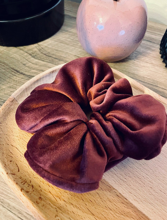 CHOUCHOU  Velours tons rose  5