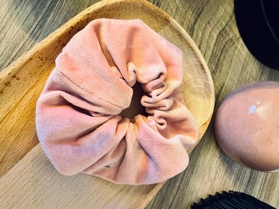 CHOUCHOU  Velours tons rose  6