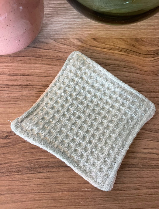 Coton lavable Nid d'abeille  3