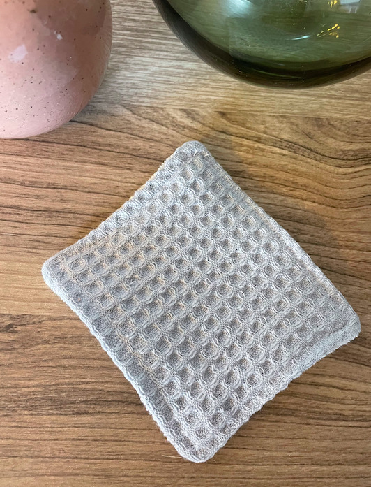 Coton lavable Nid d'abeille  4