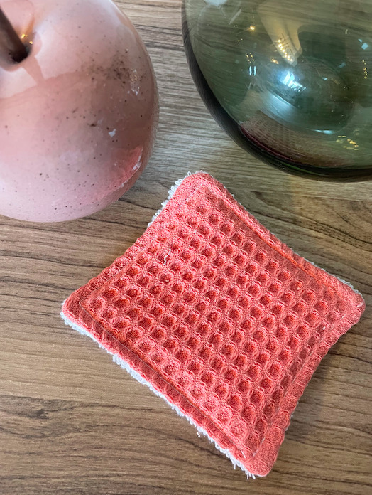 Coton lavable Nid d'abeille  8