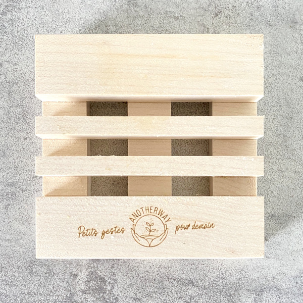 Porte-savon en bois Made in France 3