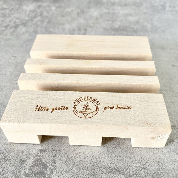 Porte-savon en bois Made in France 2