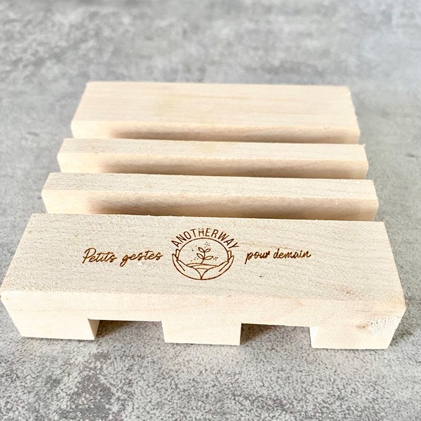 Porte-savon en bois Made in France 2