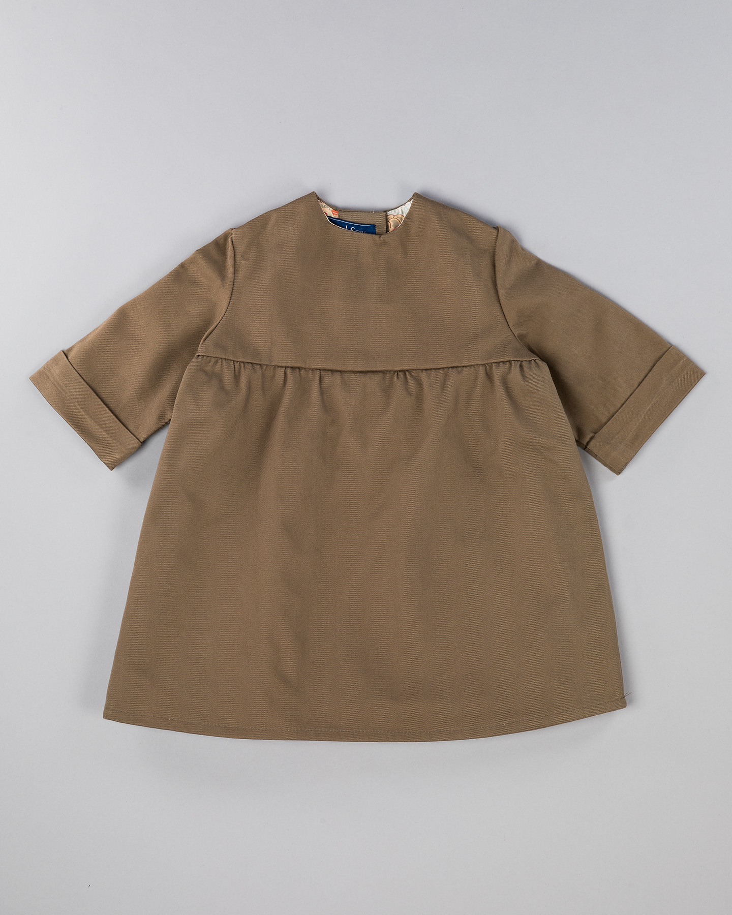 robe-kaki-second-sew-tissu-recycle-bebe-enfant-made-in-france