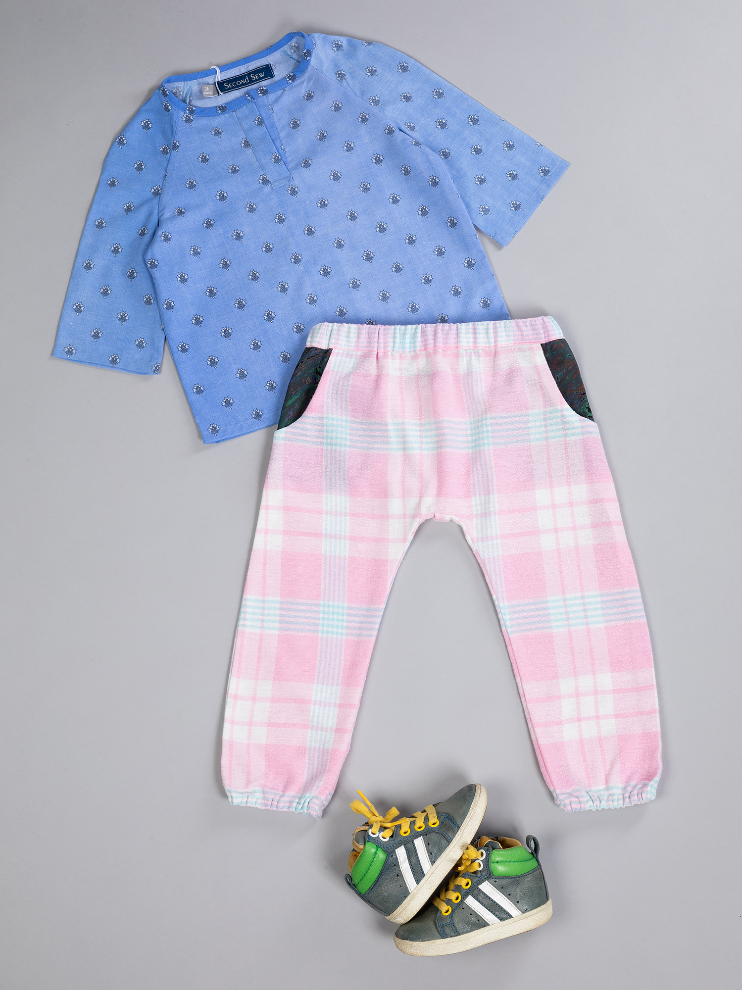 pantalon-georges-second-sew-tissu-recycle-bebe-enfant-made-in-france