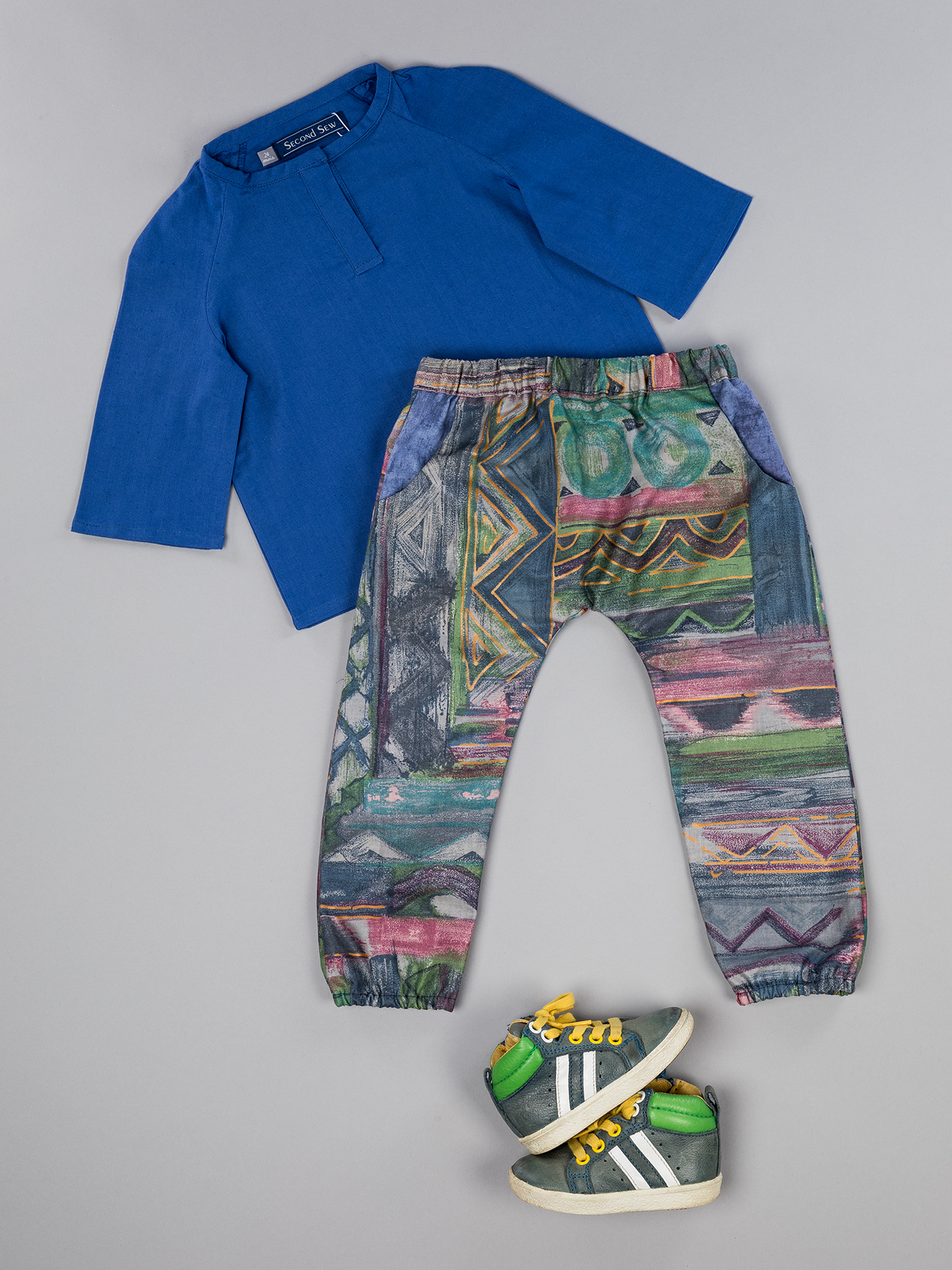 pantalon-gogh-second-sew-tissu-recycle-bebe-enfant-made-in-france