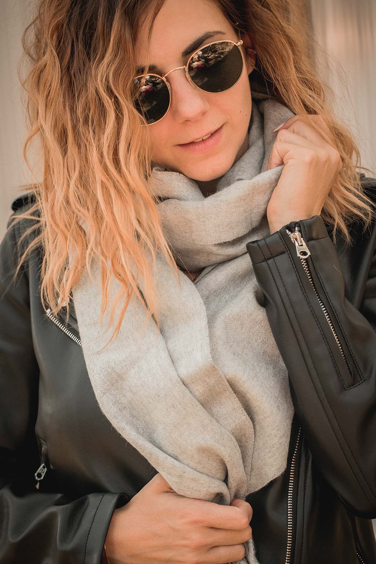 écharpe Maras femme en royal alpaga couleur naturelle