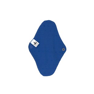 Serviette hygiénique lavable, motif Bleuet