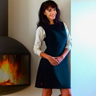 Robe chasuble vintage - Collection City