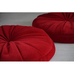Coussin en velours de cinéma