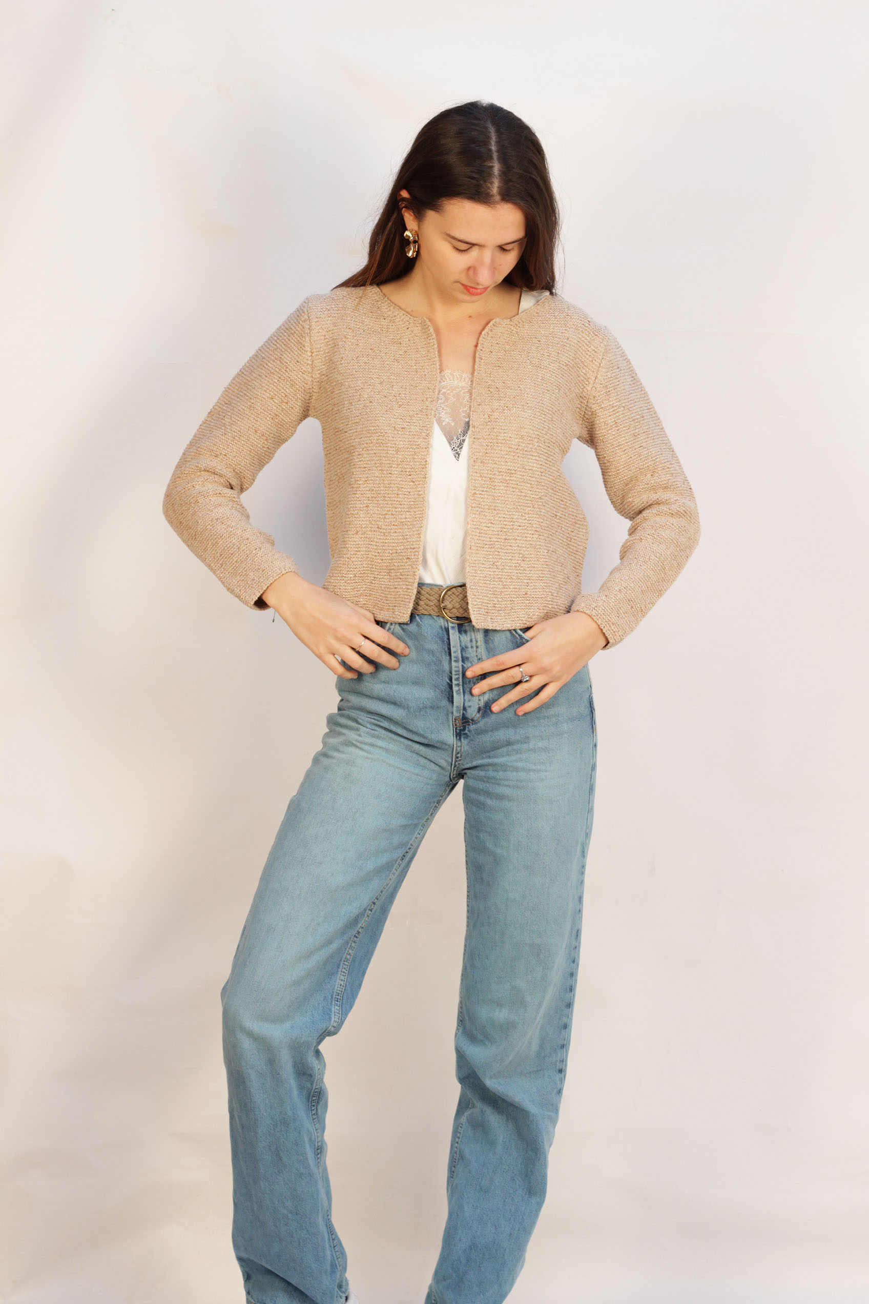 Cardigan Romarin Ivoire 10