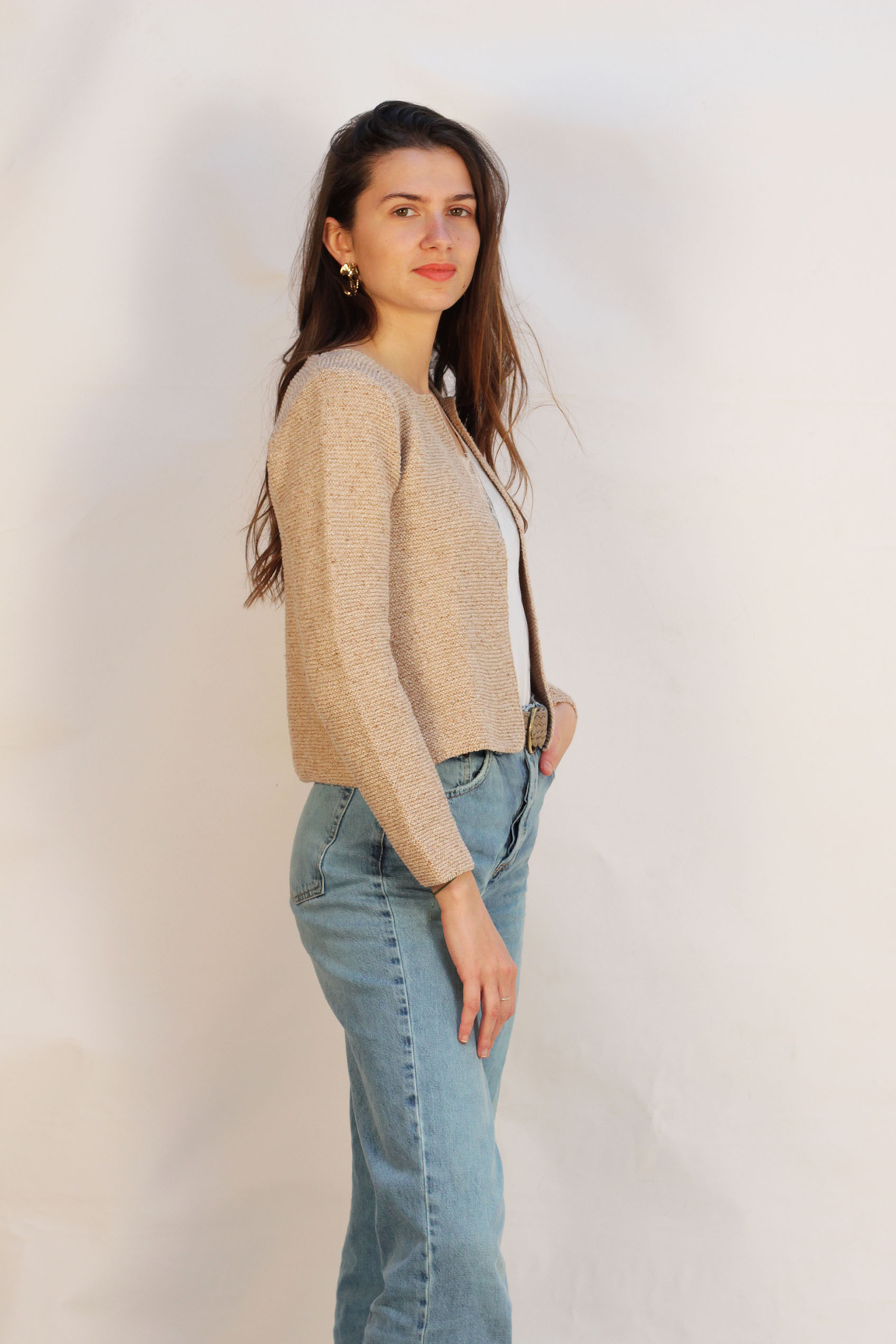 Cardigan Romarin Ivoire 11