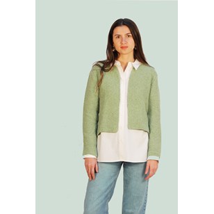 Cardigan Romarin vert d'eau