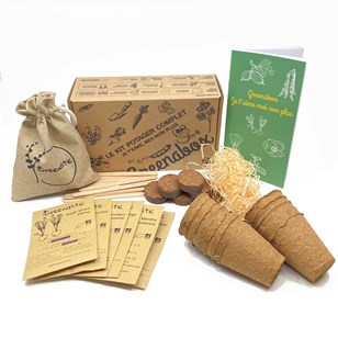Greenabox de saison - Kit prêt à planter - 100% éco-responsable.