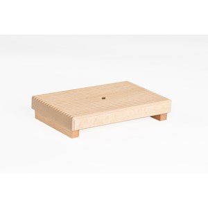 Porte-savon rainuré