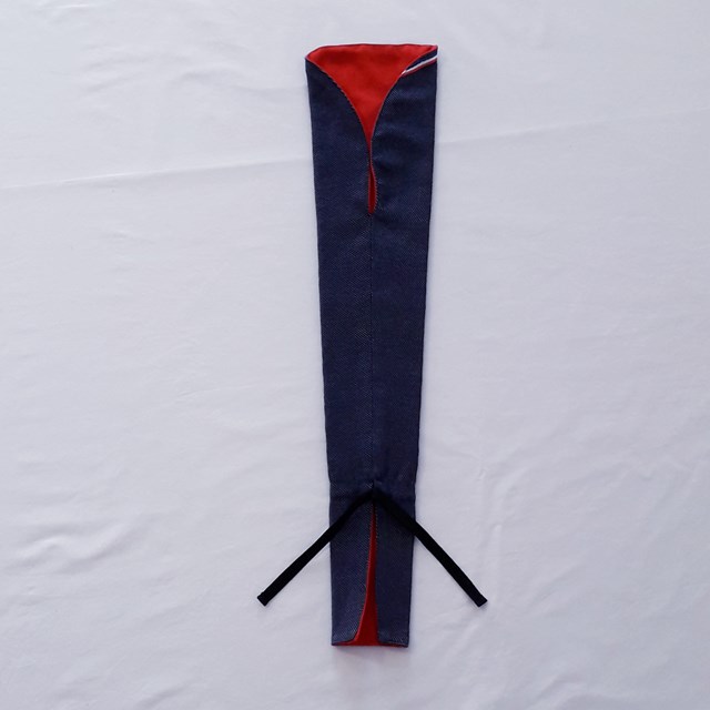 Cône à fleurs - Bleu marine / Rouge 9