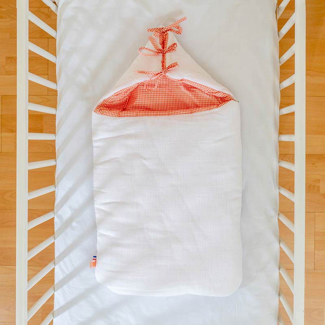 Nid d'Ange en Coton Bio Blanc 6