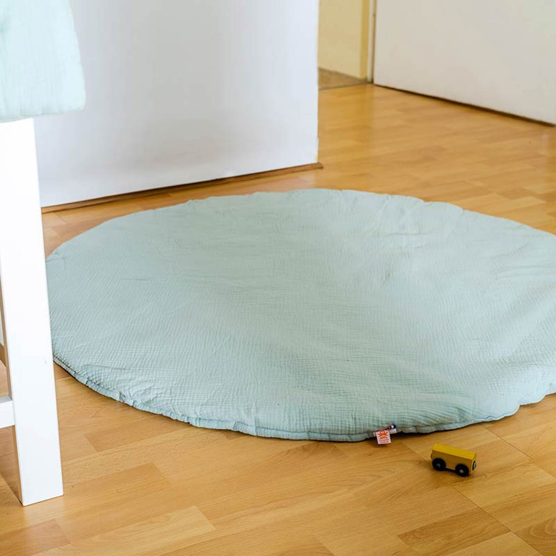 Tapis d'Eveil Havane en Coton Bio Vert 7