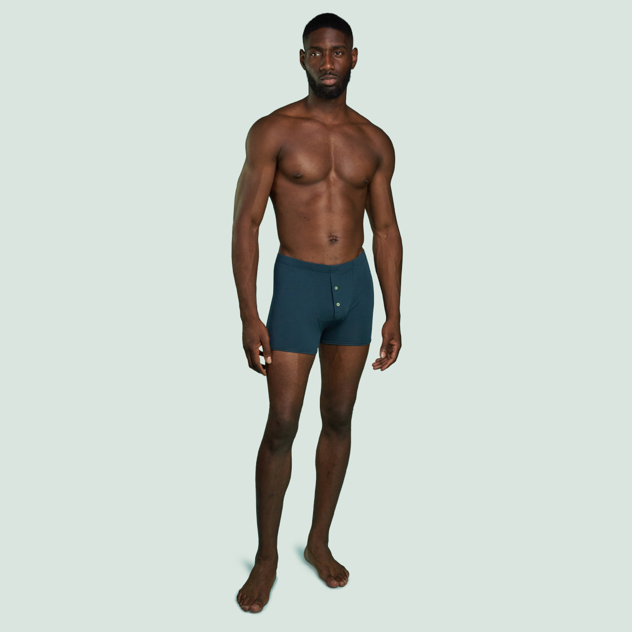 Boxer bleu pétrole pour hommes