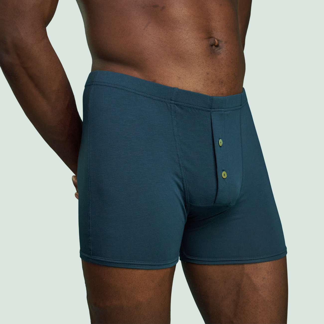 Boxer bleu pétrole pour hommes