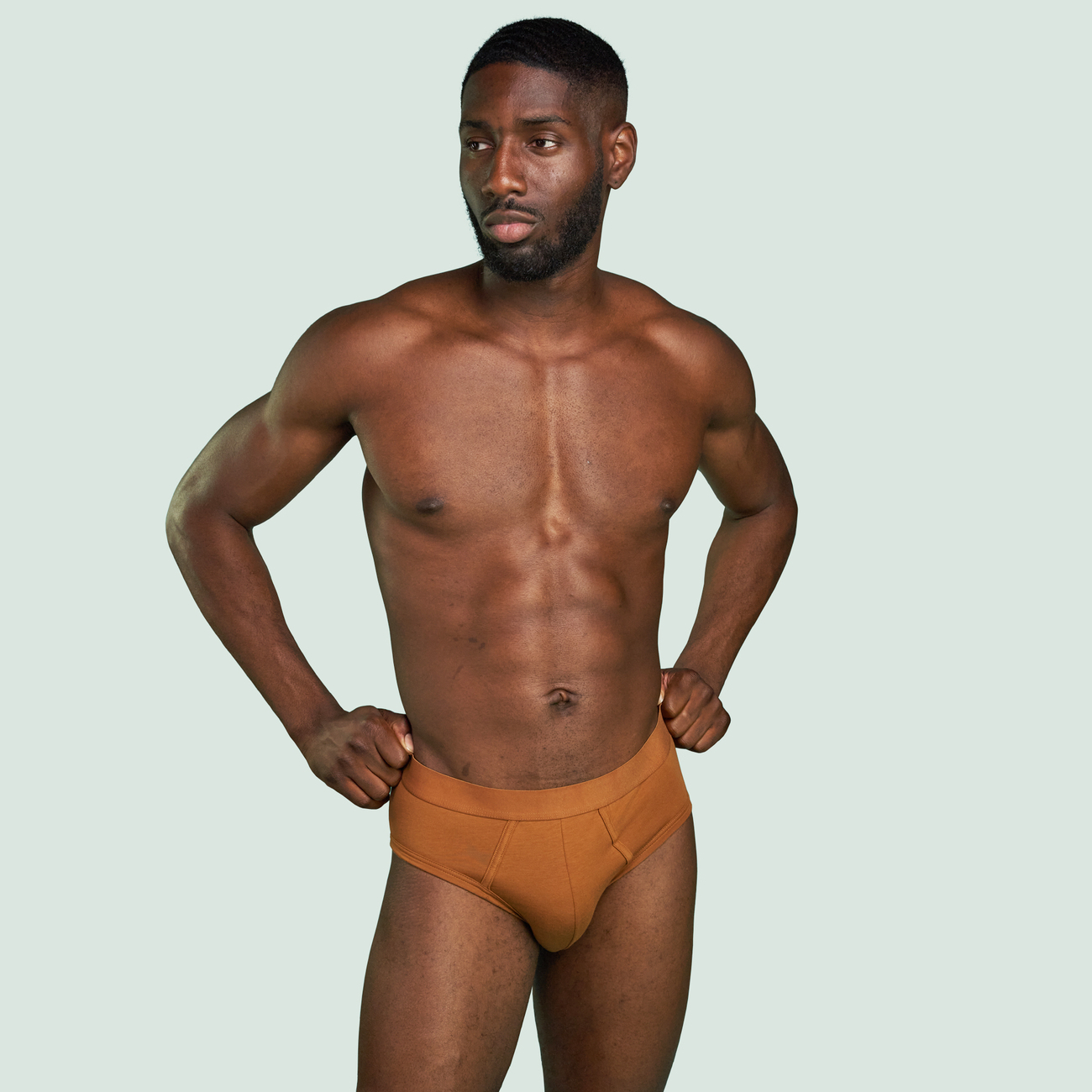Slip ocre pour hommes