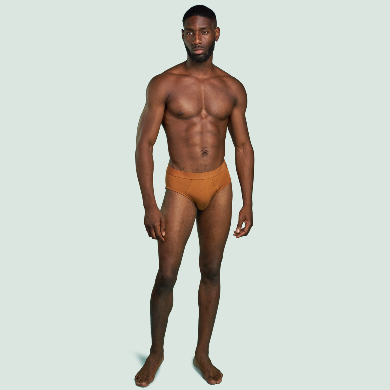 Slip ocre pour hommes