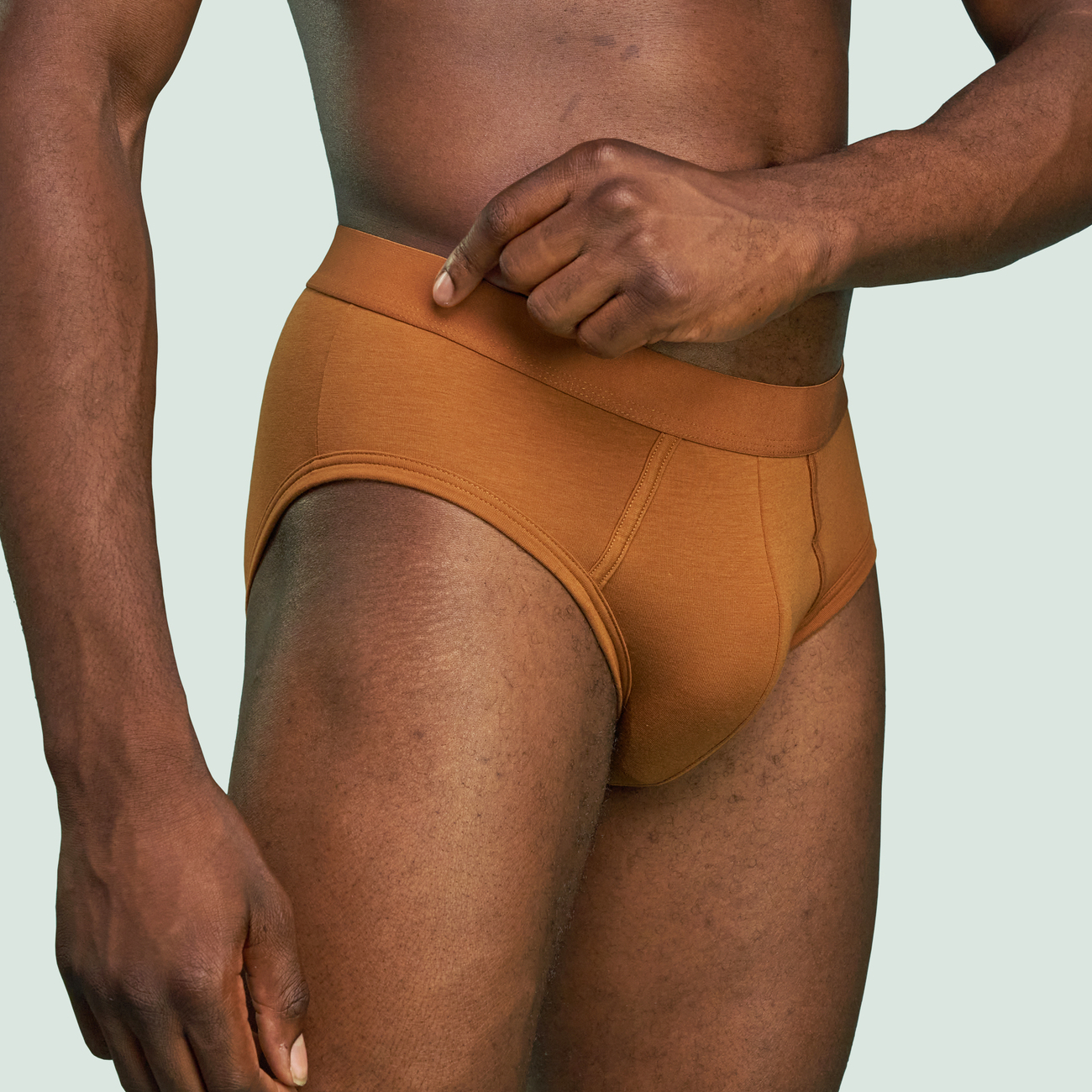 Slip ocre pour hommes