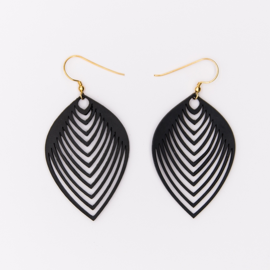 Boucles d'oreilles Janis - Upcycling chic - Livraison offerte 3