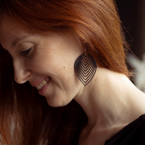 Boucles d'oreilles Janis - Upcycling chic - Livraison offerte