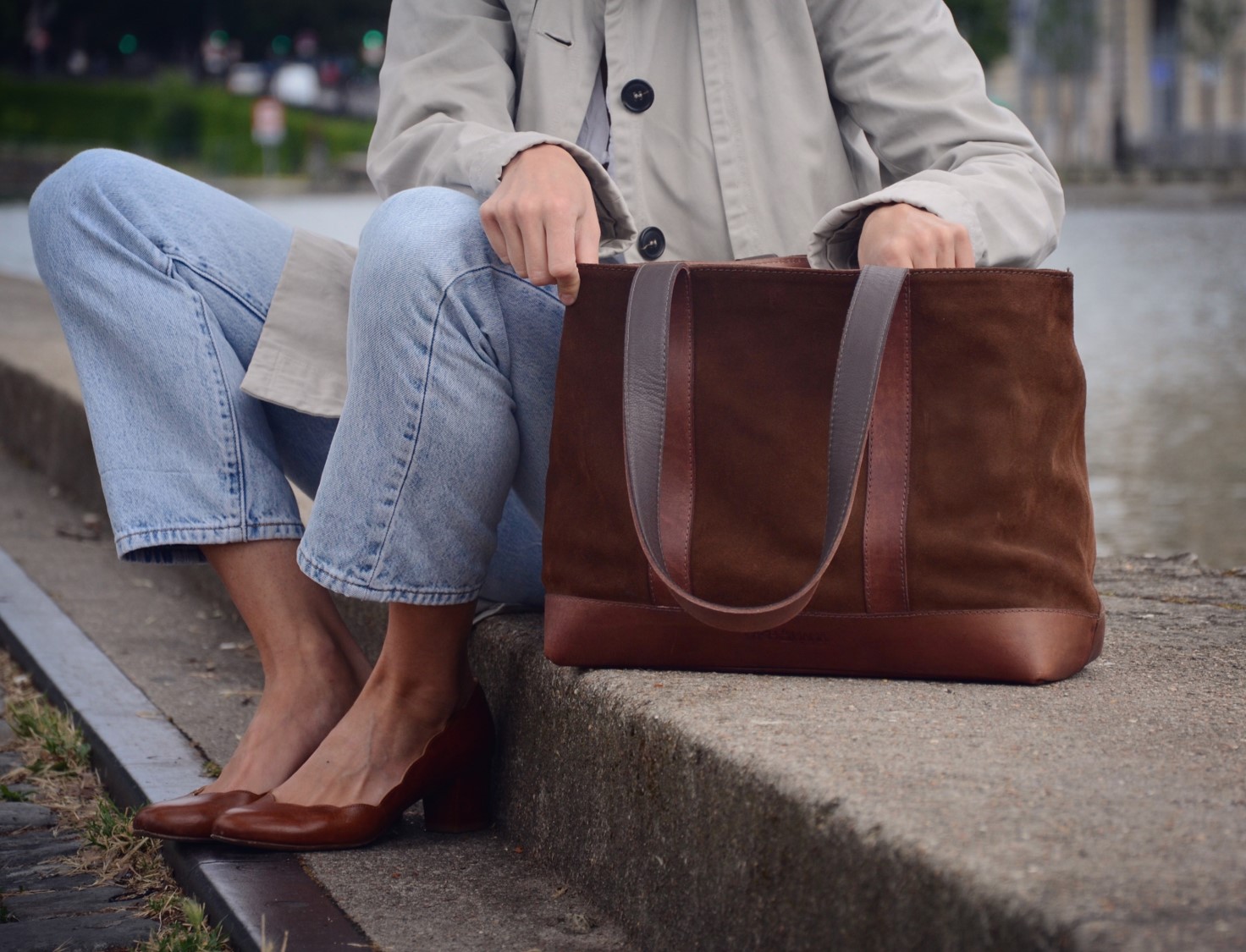 Sac Cabas OLGA Chocolat 7