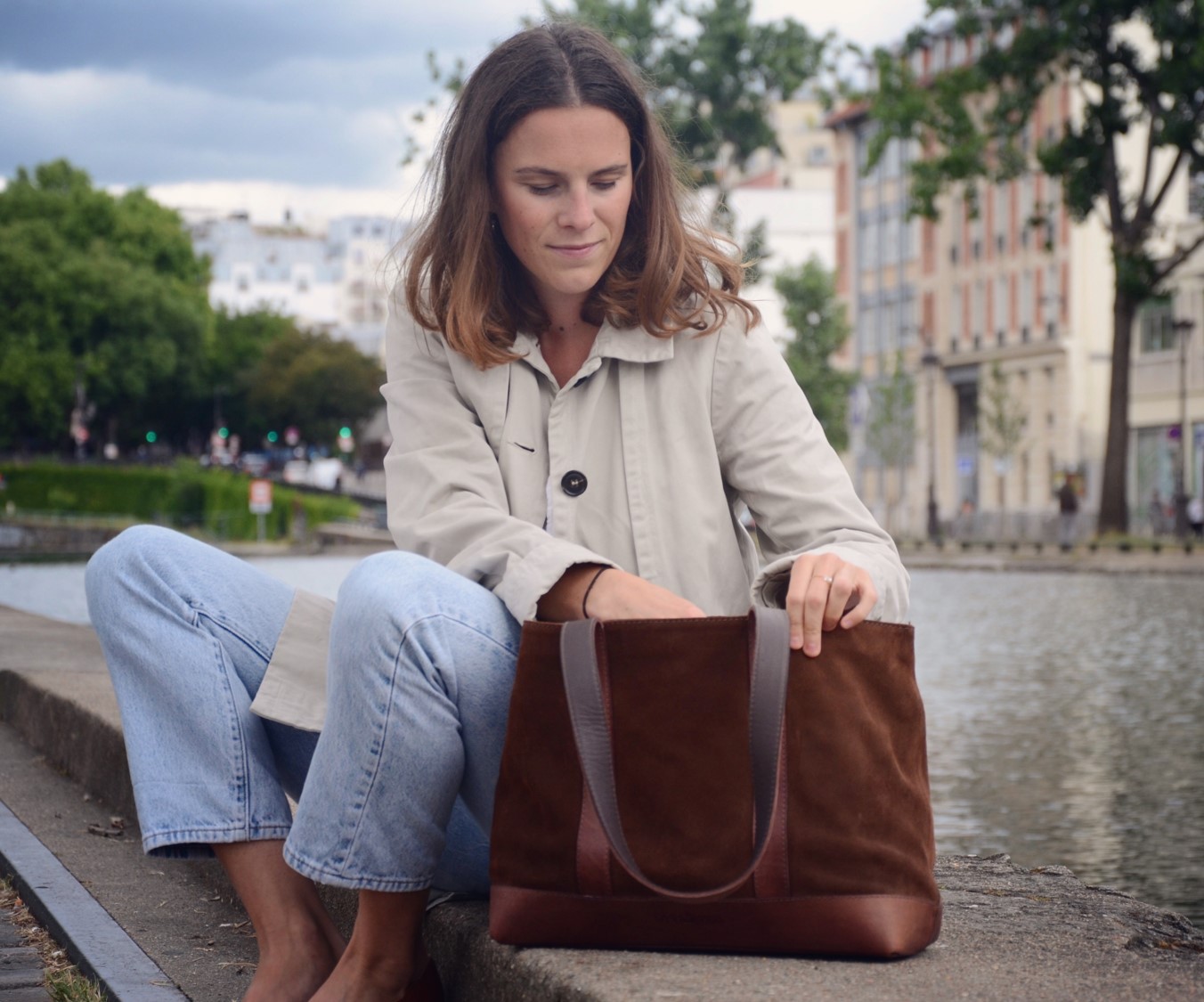 Sac Cabas OLGA Chocolat 6