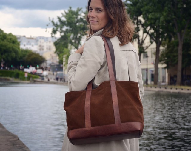 Sac Cabas OLGA Chocolat 8
