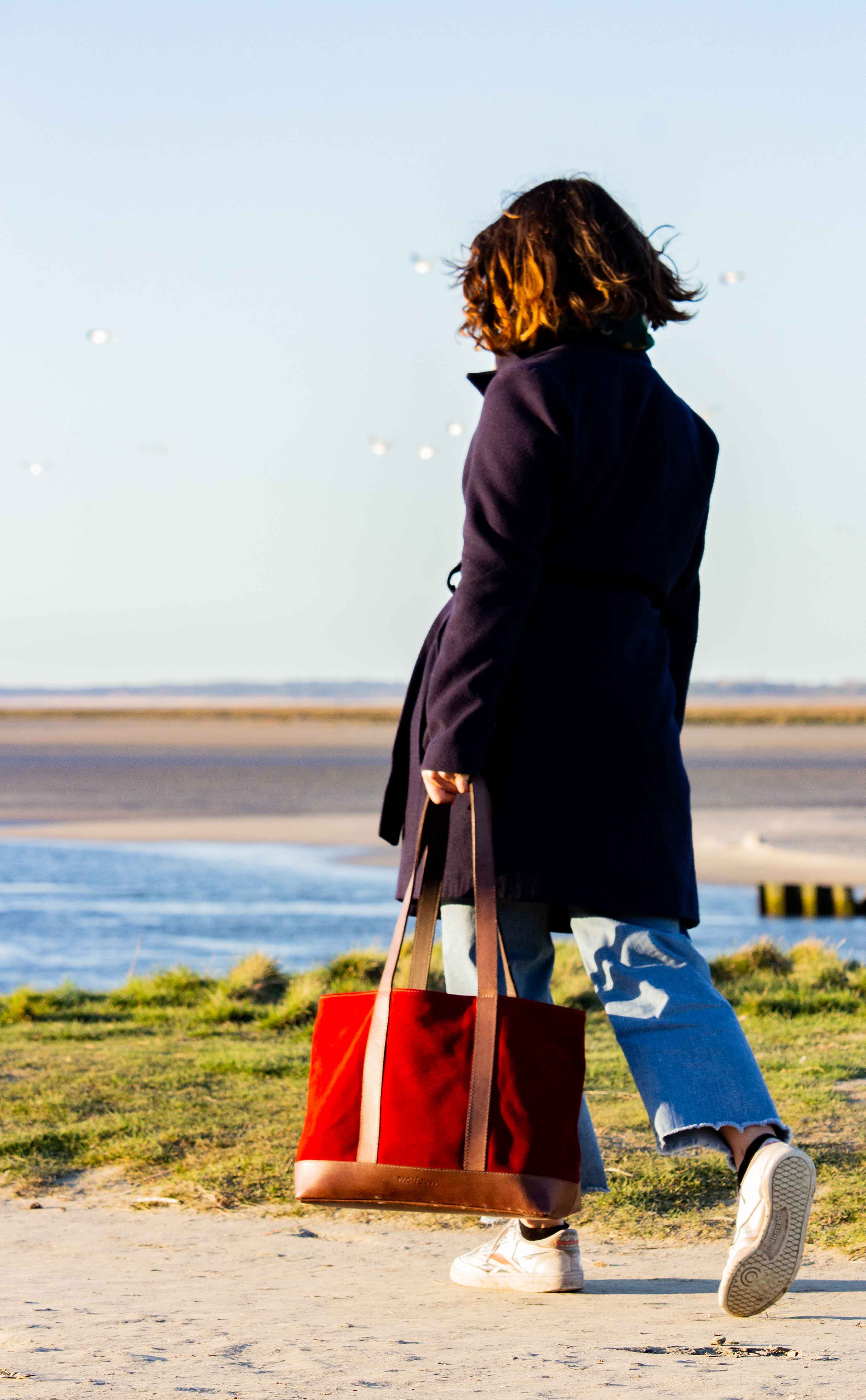 Sac Cabas OLGA Carmin 14